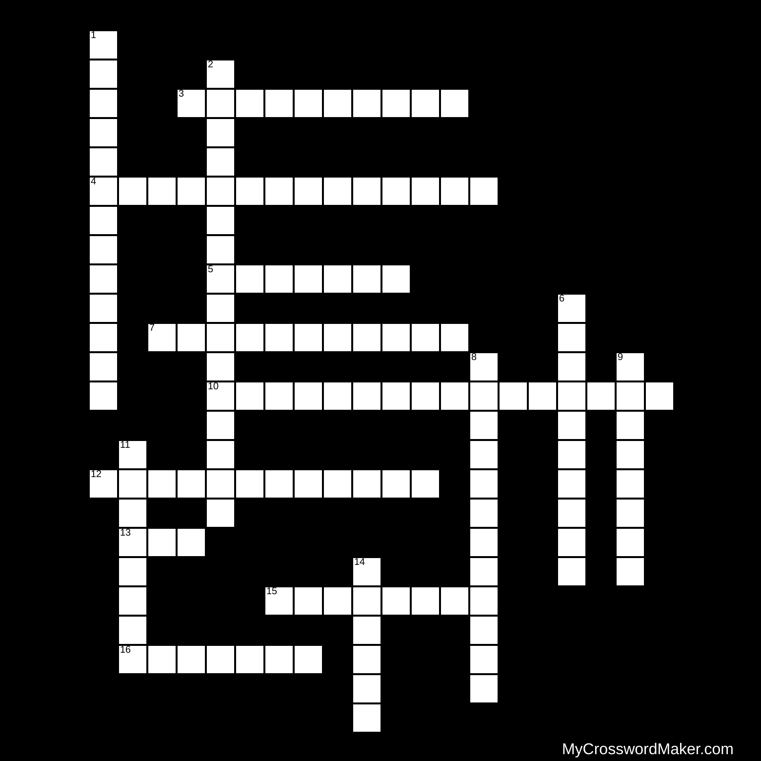 Geography Terms Crossword Puzzle