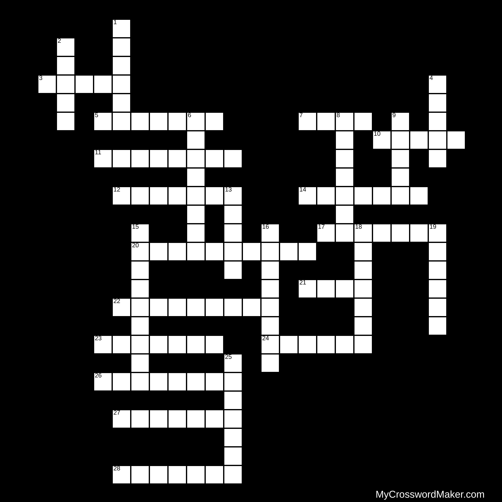 Geology crossword puzzle
