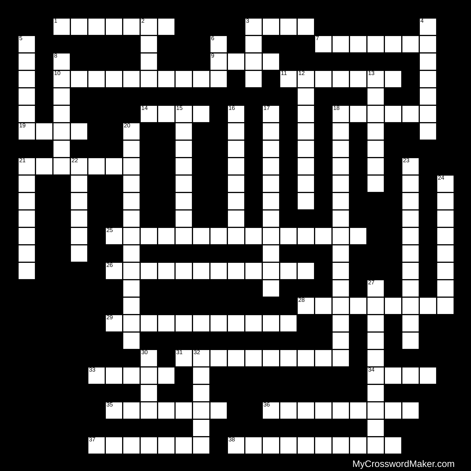 Geology Crossword Puzzle