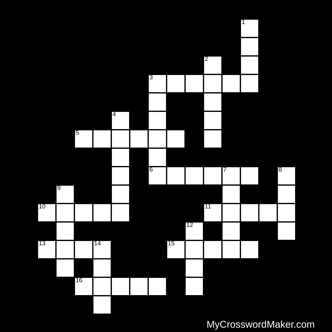Grade 5 Spelling - Crossword Puzzle