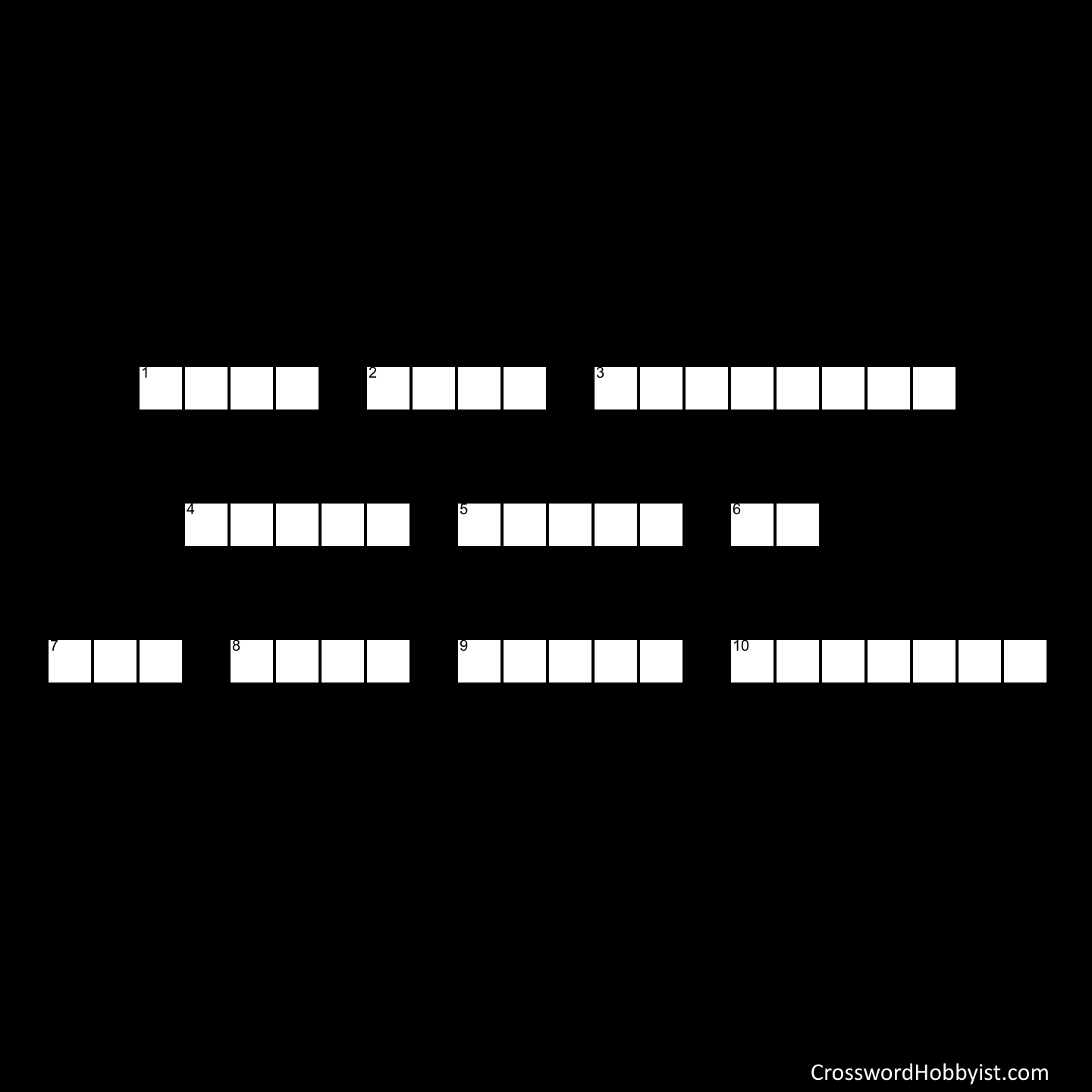 Happy birthday crossword puzzle
