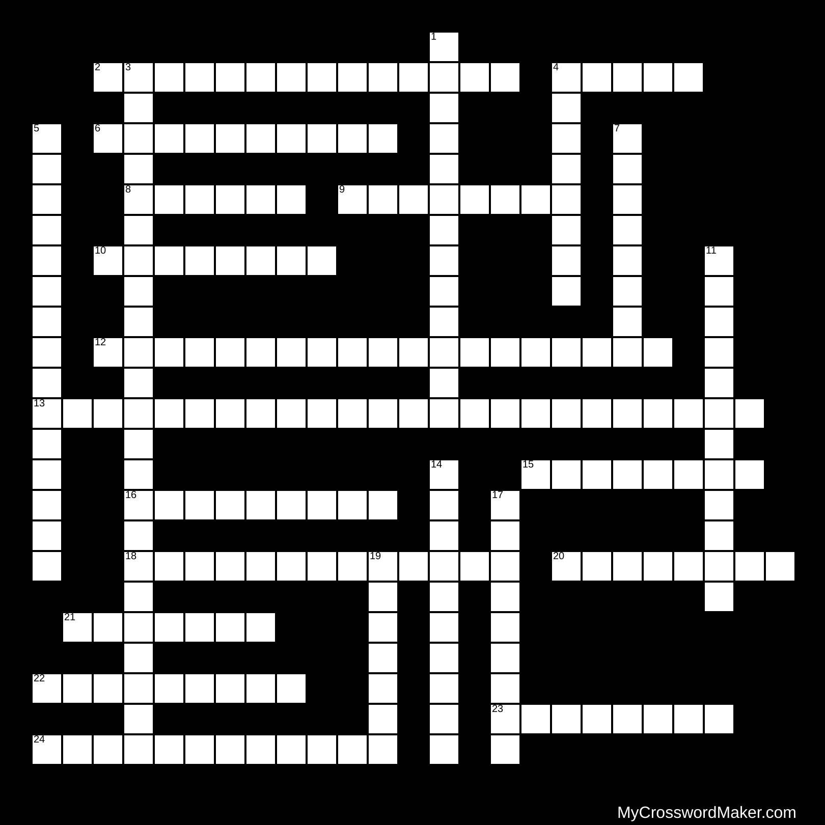 Human Geography - Crossword Puzzle