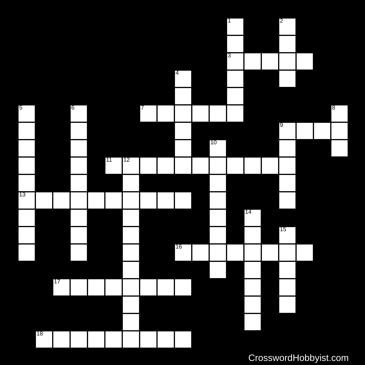 Junk Food Crossword Puzzle