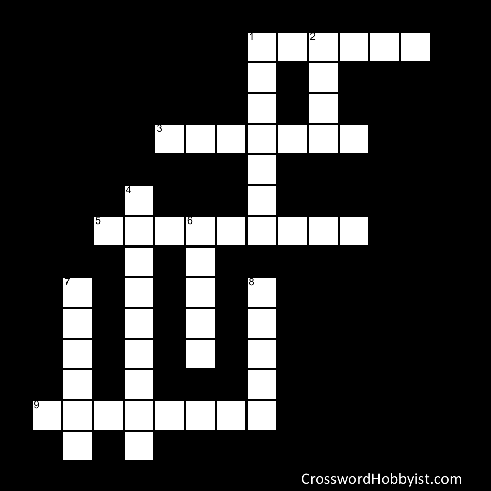 LANDFORMS Crossword Puzzle