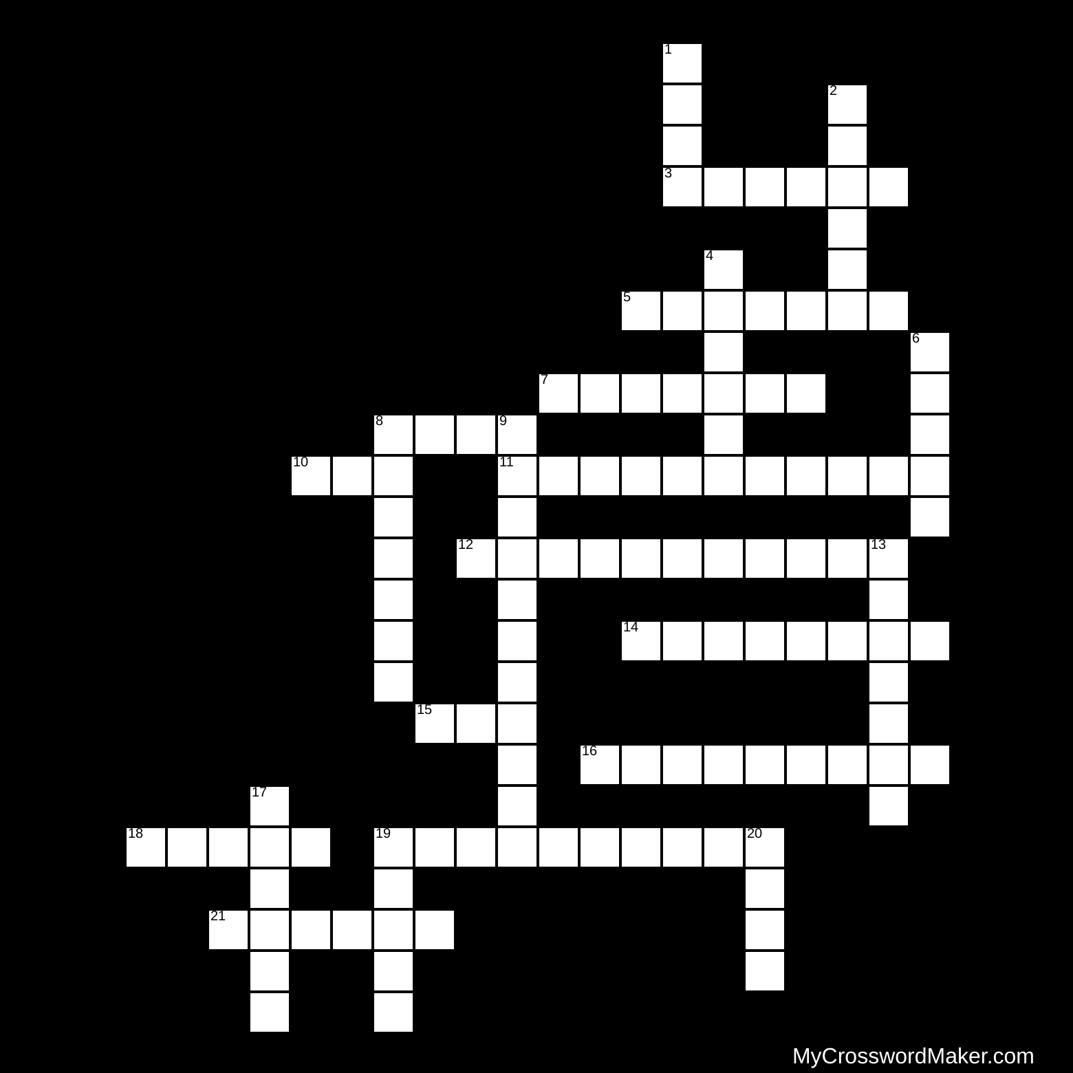 LMC BUSY BEES Crossword Puzzle