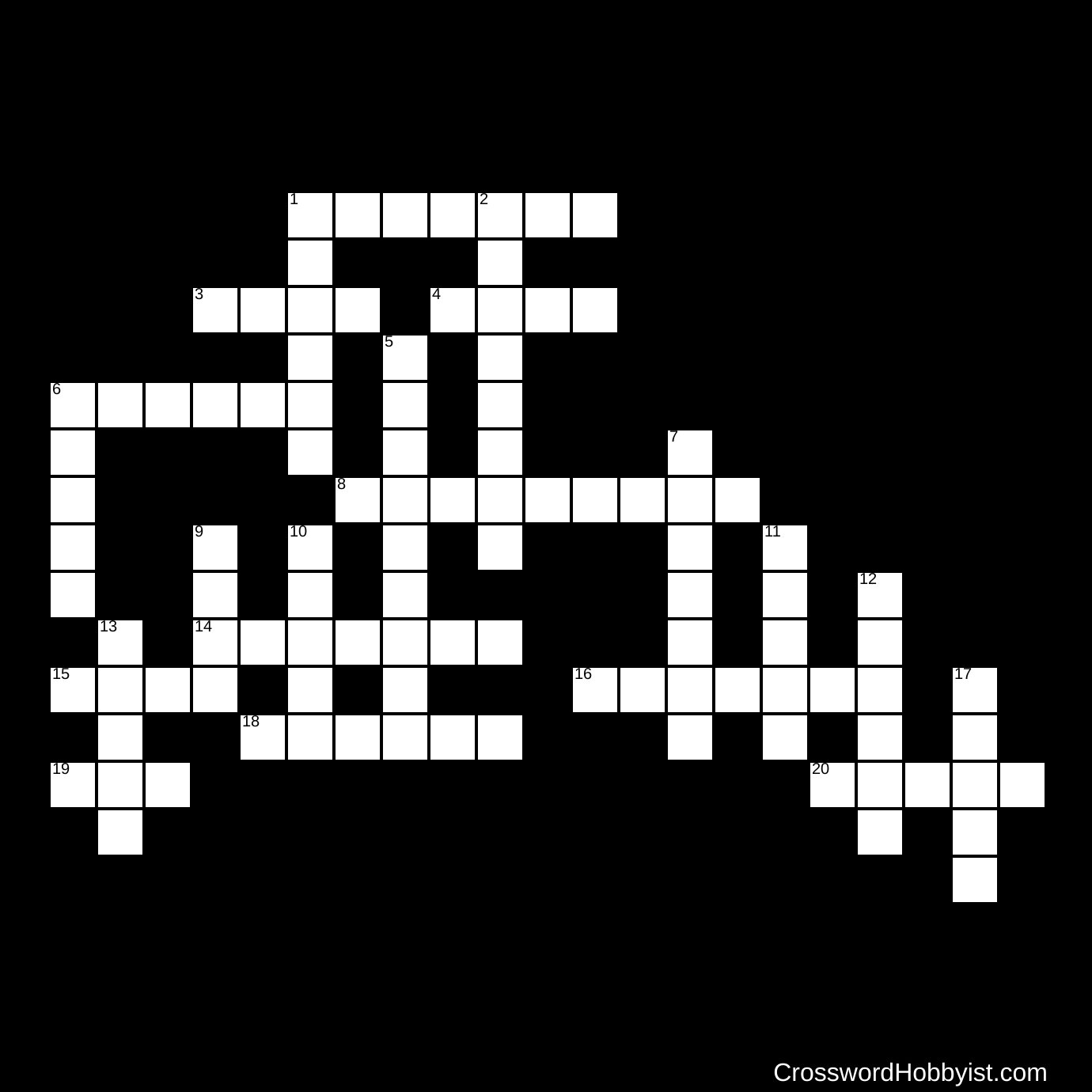 Landforms & Bodies Of Water Crossword Puzzle