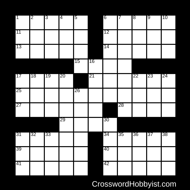 Le Big Zero Did a Crossword Crossword Puzzle