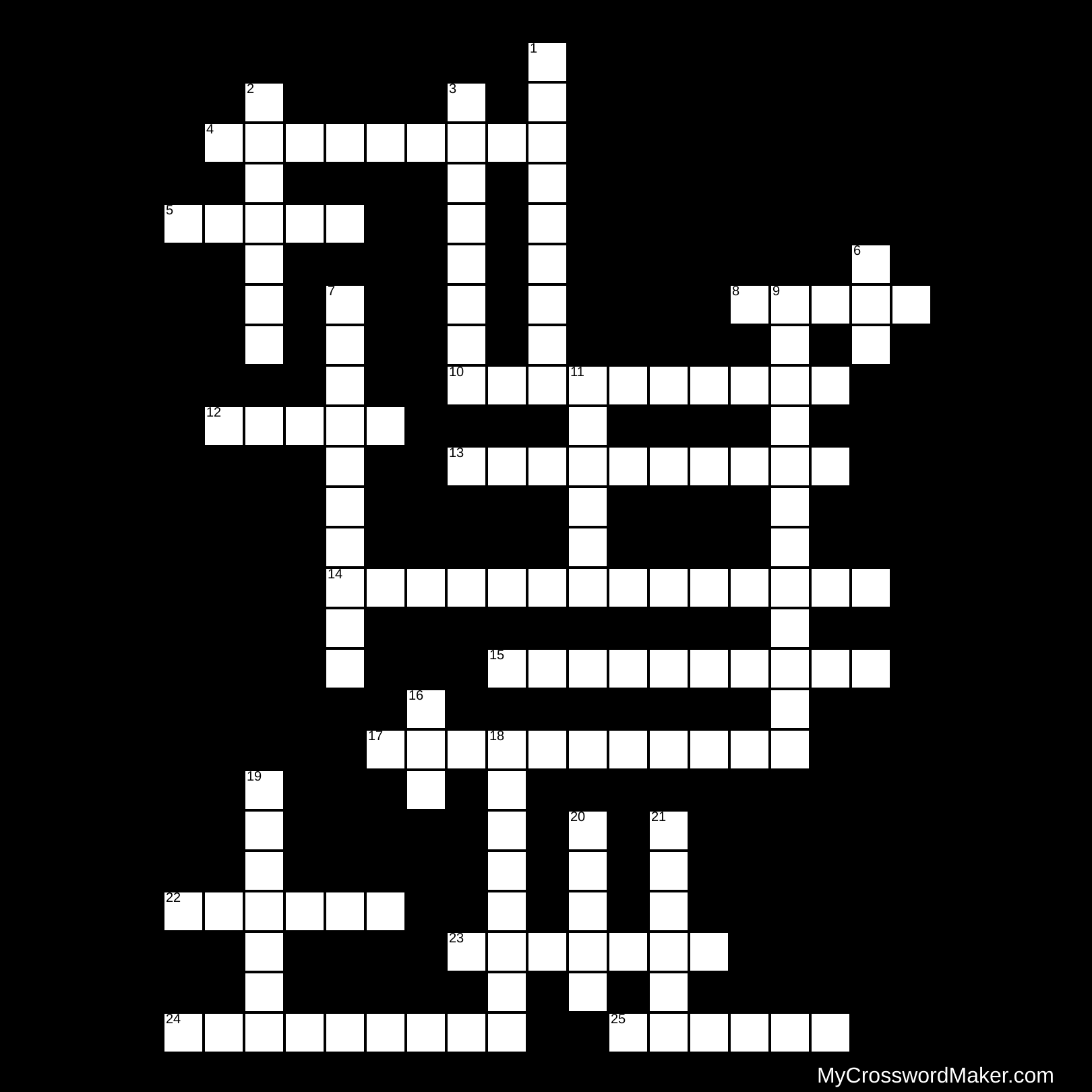 Les Habitats Vocabulaire Crossword Puzzle