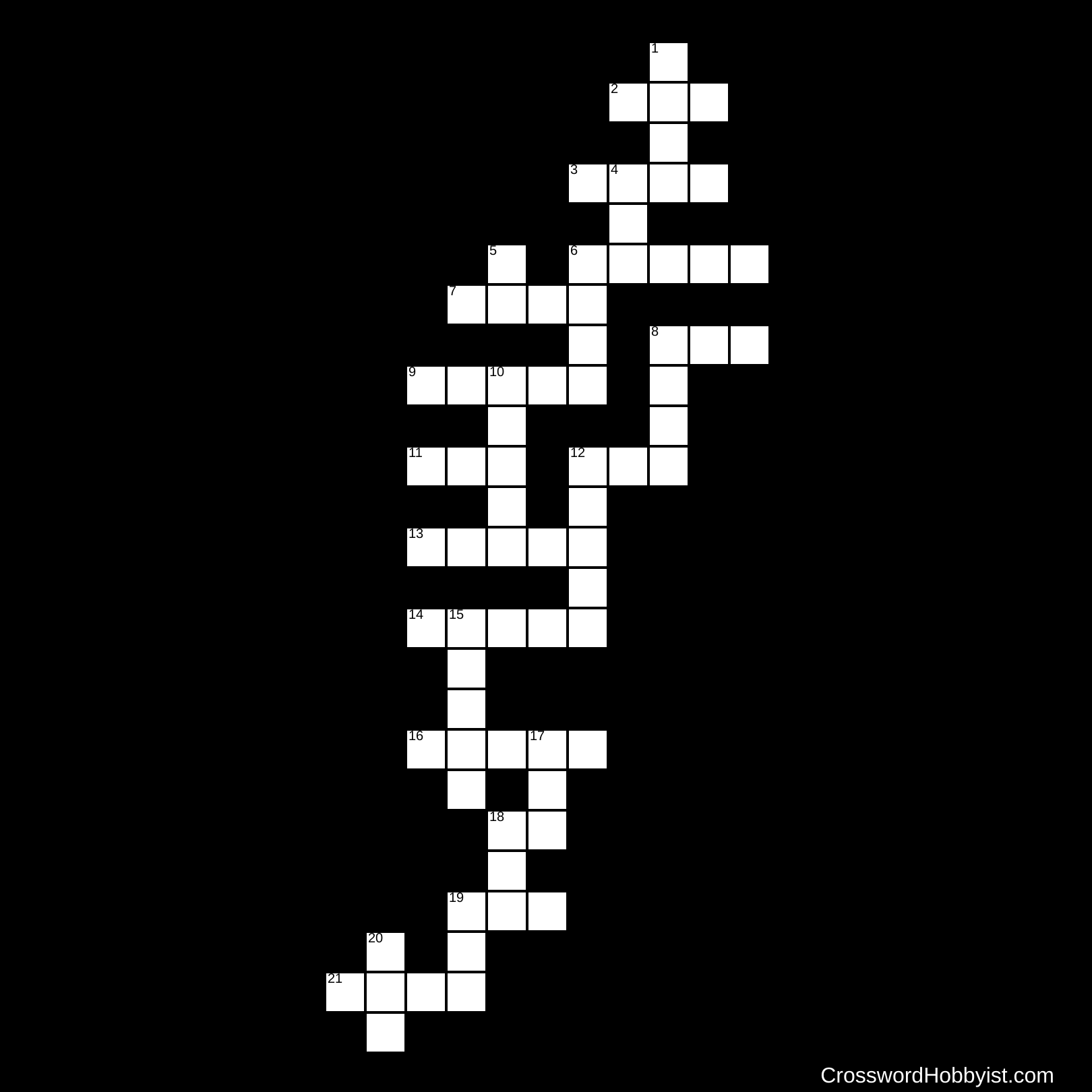 Right Prefix Crossword 98 - 1a83sxl