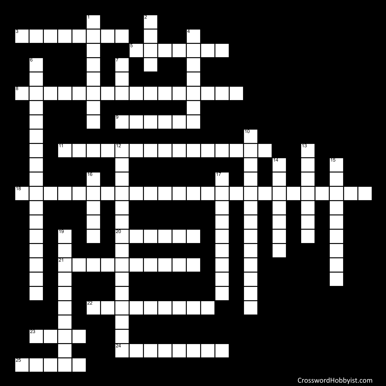 Lesson Two Vocabulary - Crossword Puzzle