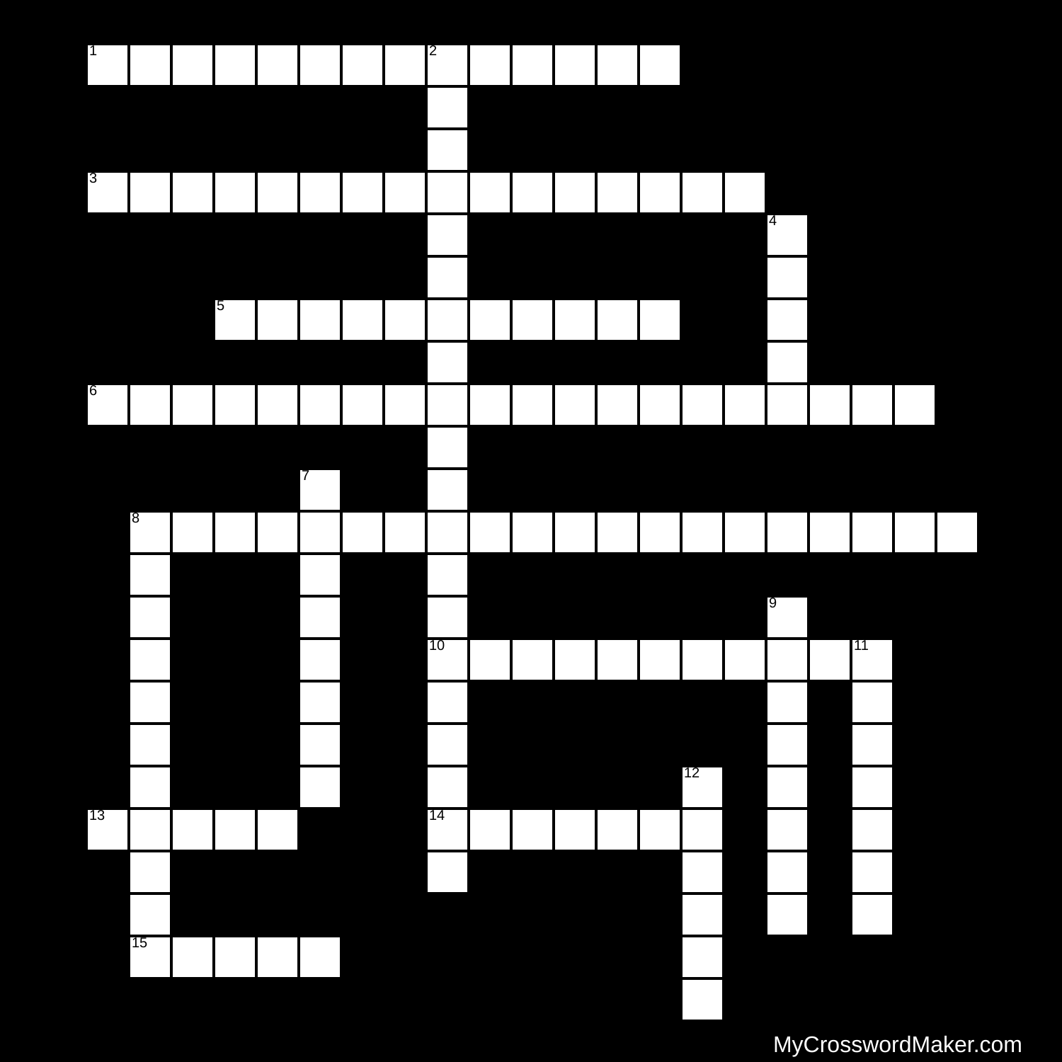 MAP Vocabulary - Crossword Puzzle