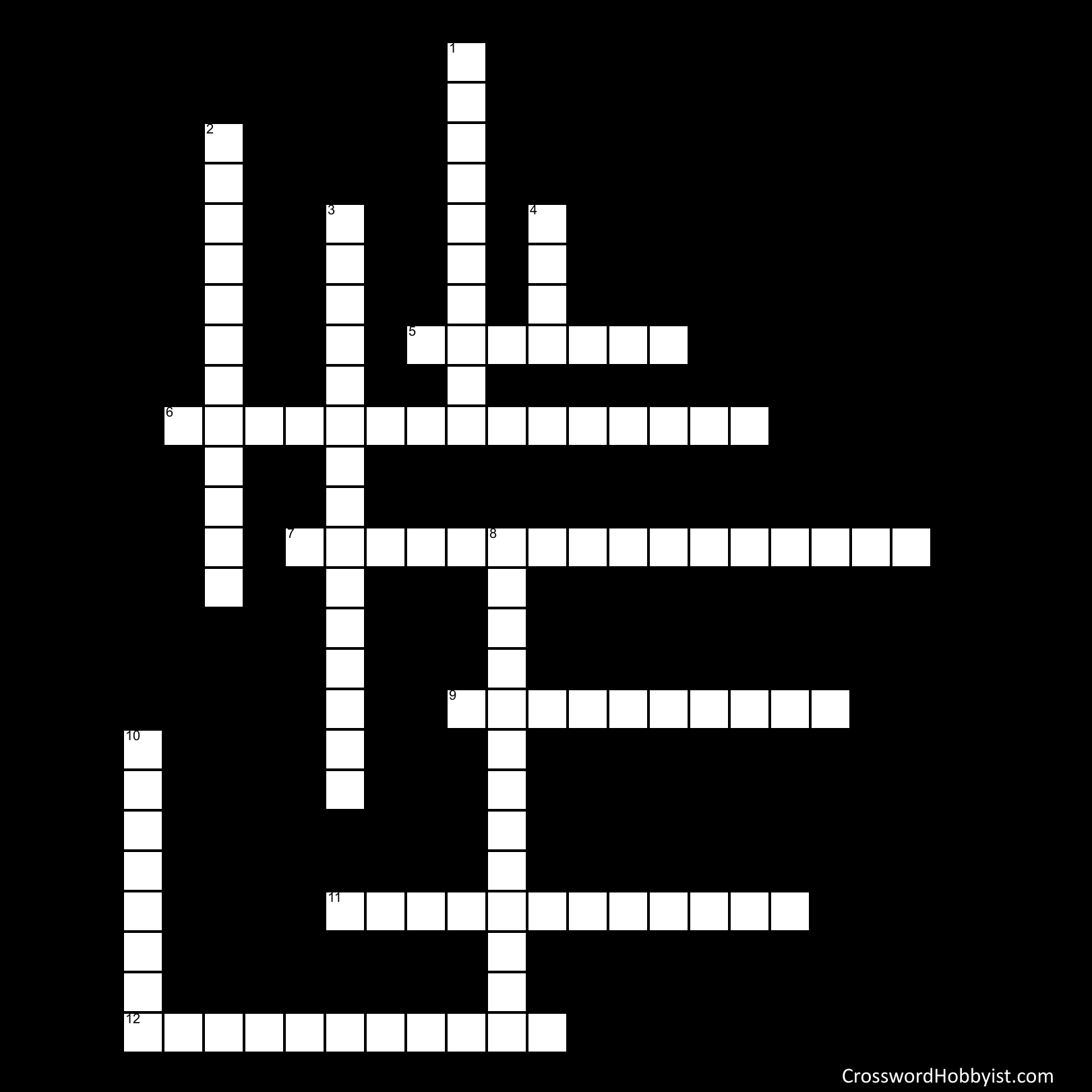 MOVIE TRIVIA - Crossword Puzzle