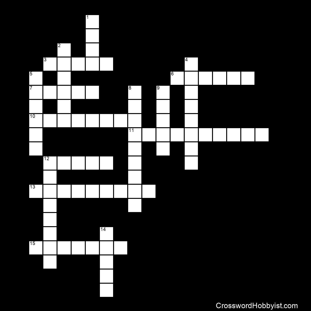 Main Parts of Mark Crossword Puzzle