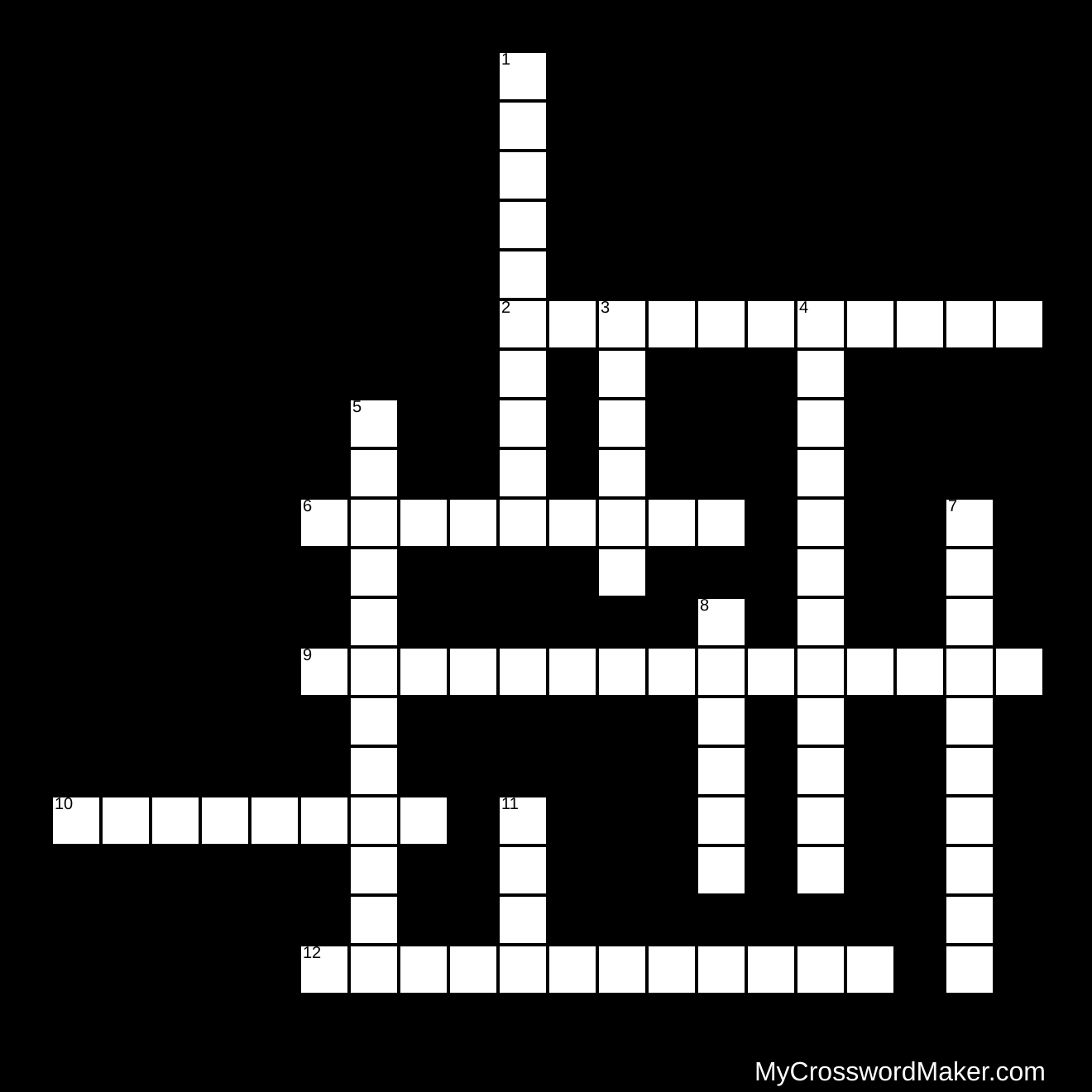 Major Events of Christ's Life Crossword Puzzle