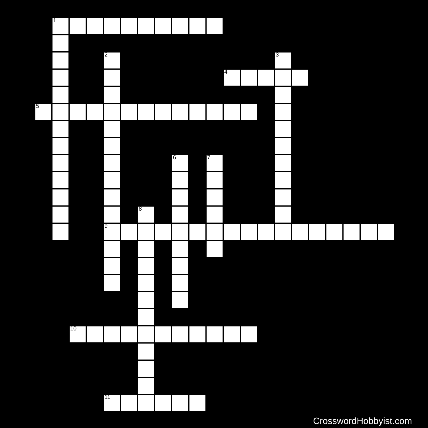 Map Puzzle - Crossword Puzzle