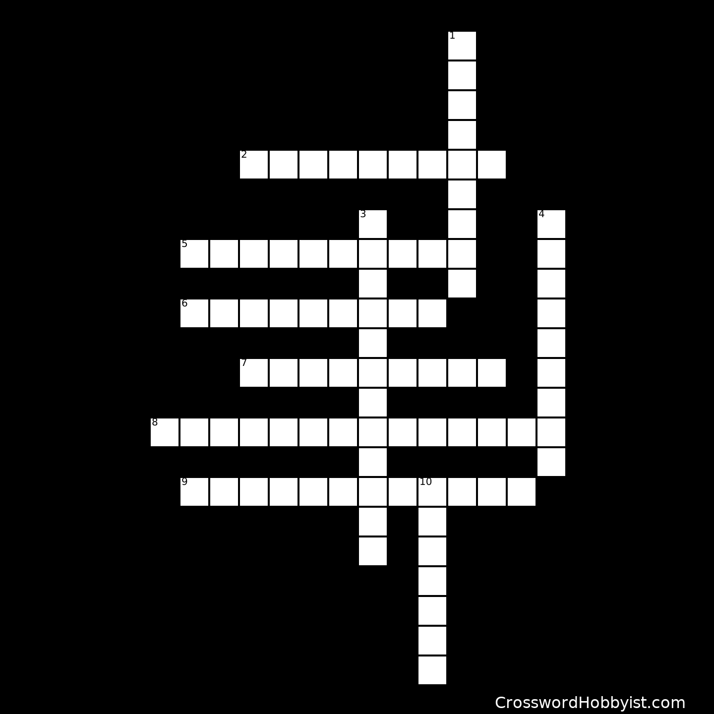 Miracles Of Jesus - Crossword Puzzle