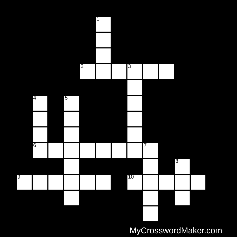 Moses and His Rod Crossword Puzzle