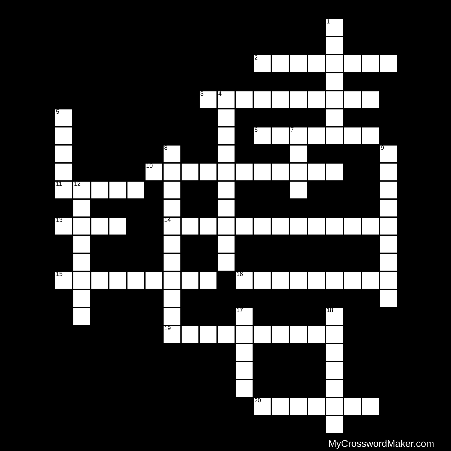 Music Notation Vocabulary Crossword Puzzle