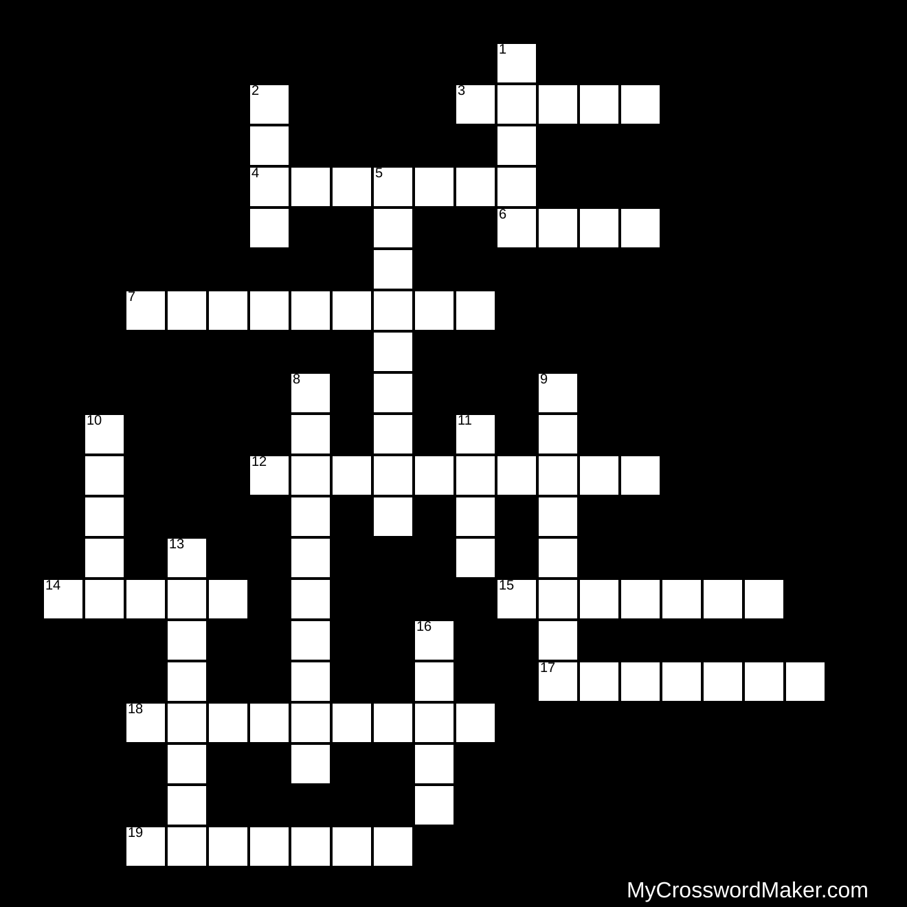 Musical Instruments Crossword Puzzle