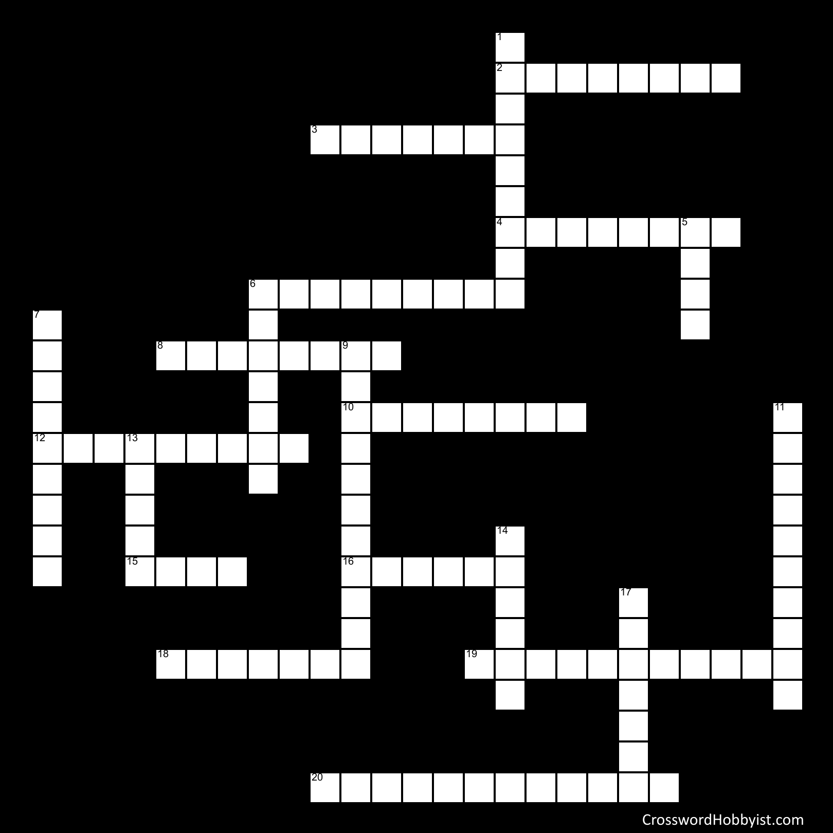 Nail Care Crossword Puzzle