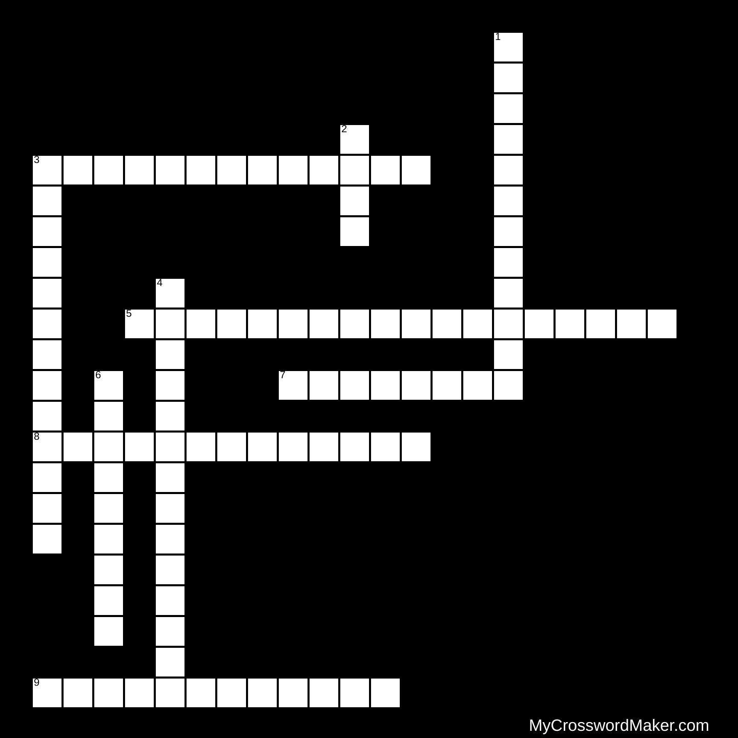 Palm Trees Crossword Puzzle
