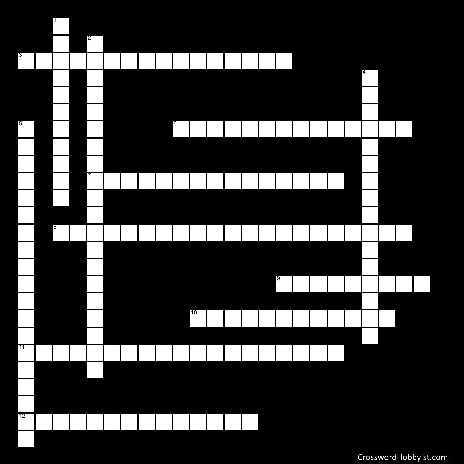 PenMet Crossword Puzzle (Parks) Crossword Puzzle