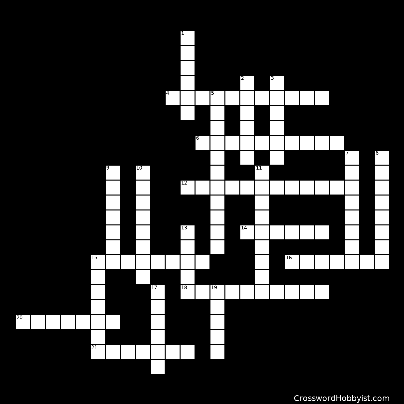 Physical Science Review - Crossword Puzzle