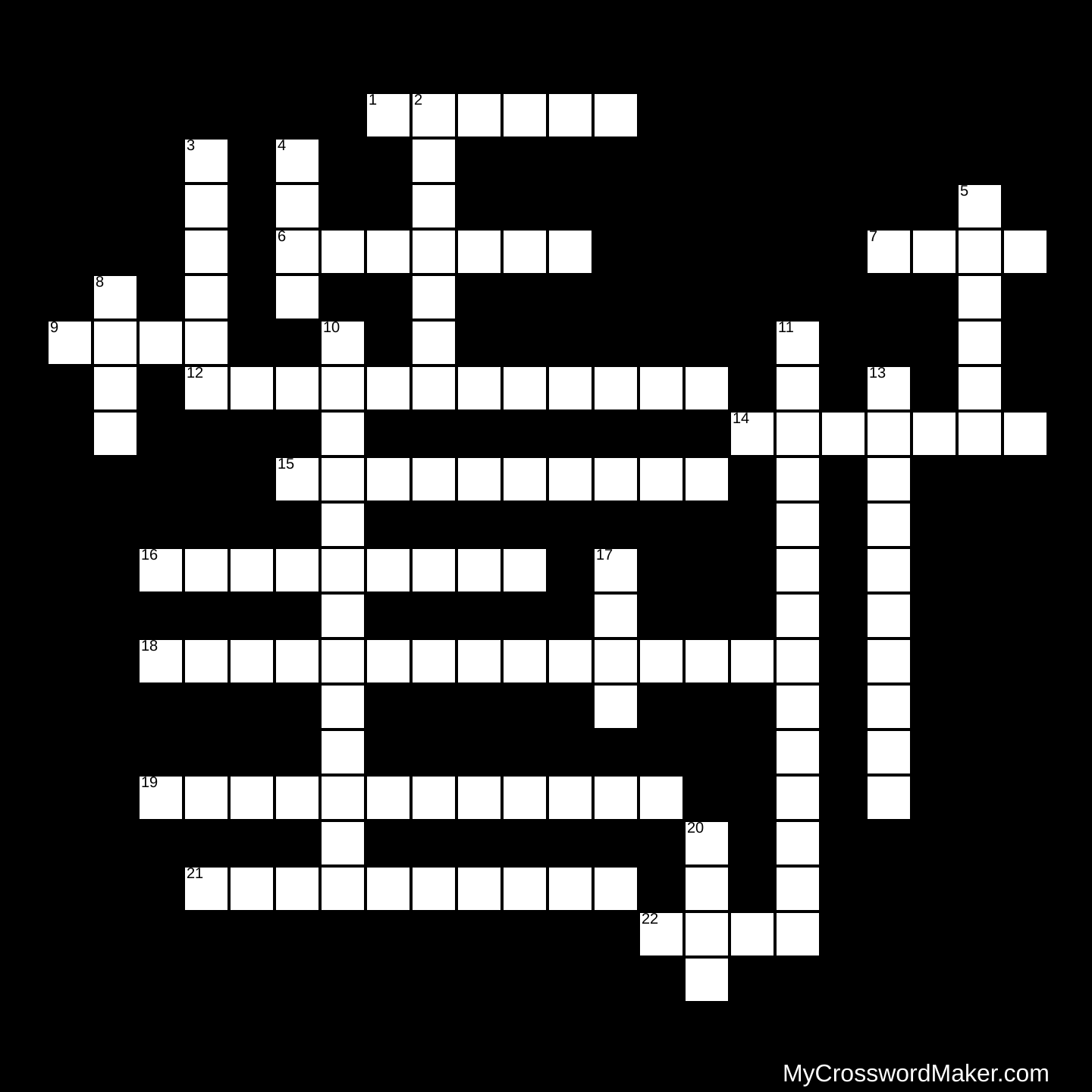 Plant Vocabulary 1 Crossword Puzzle