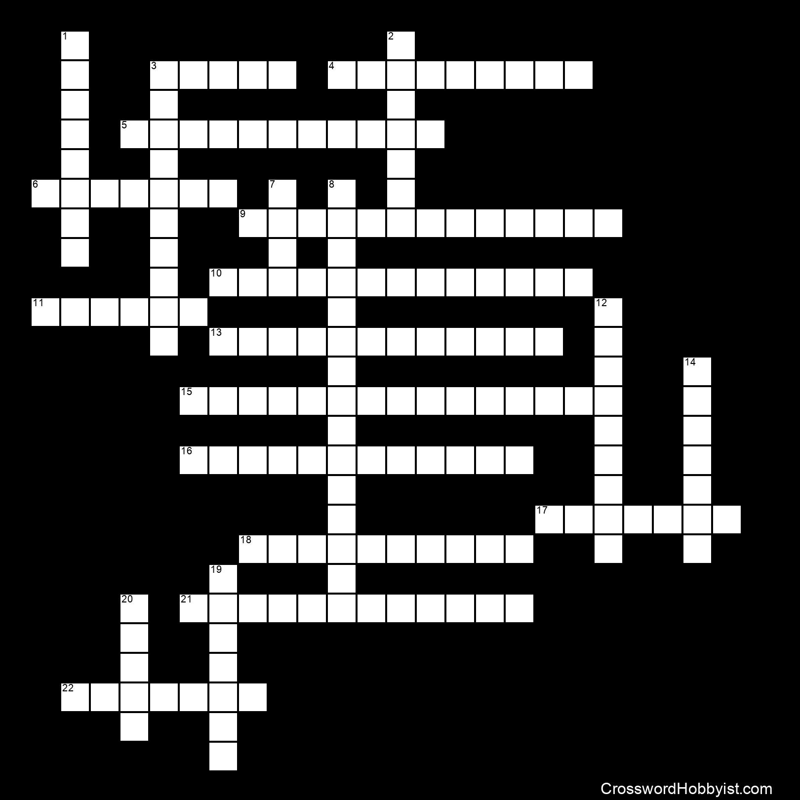 Puerto Rico Crossword Puzzle