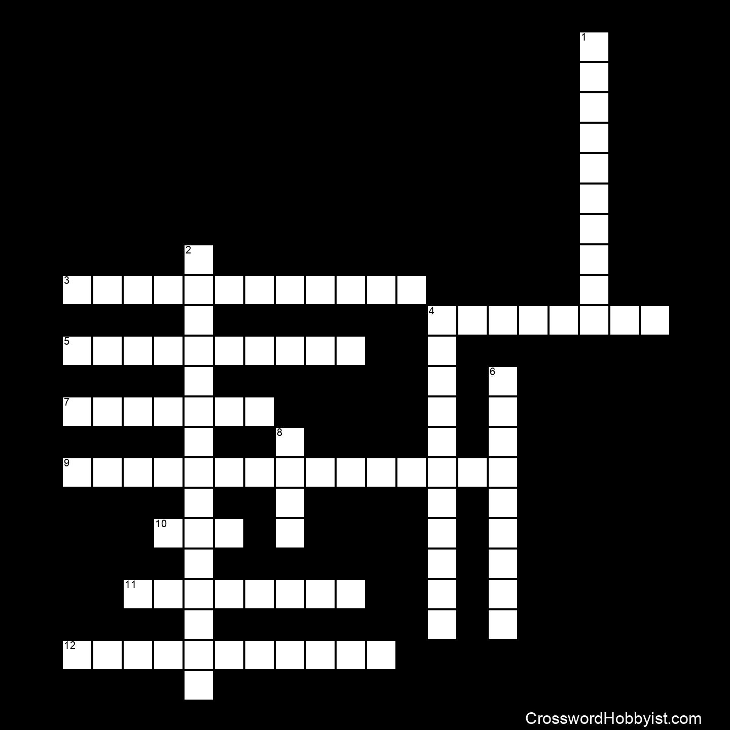 Rational Number Crossword Puzzle