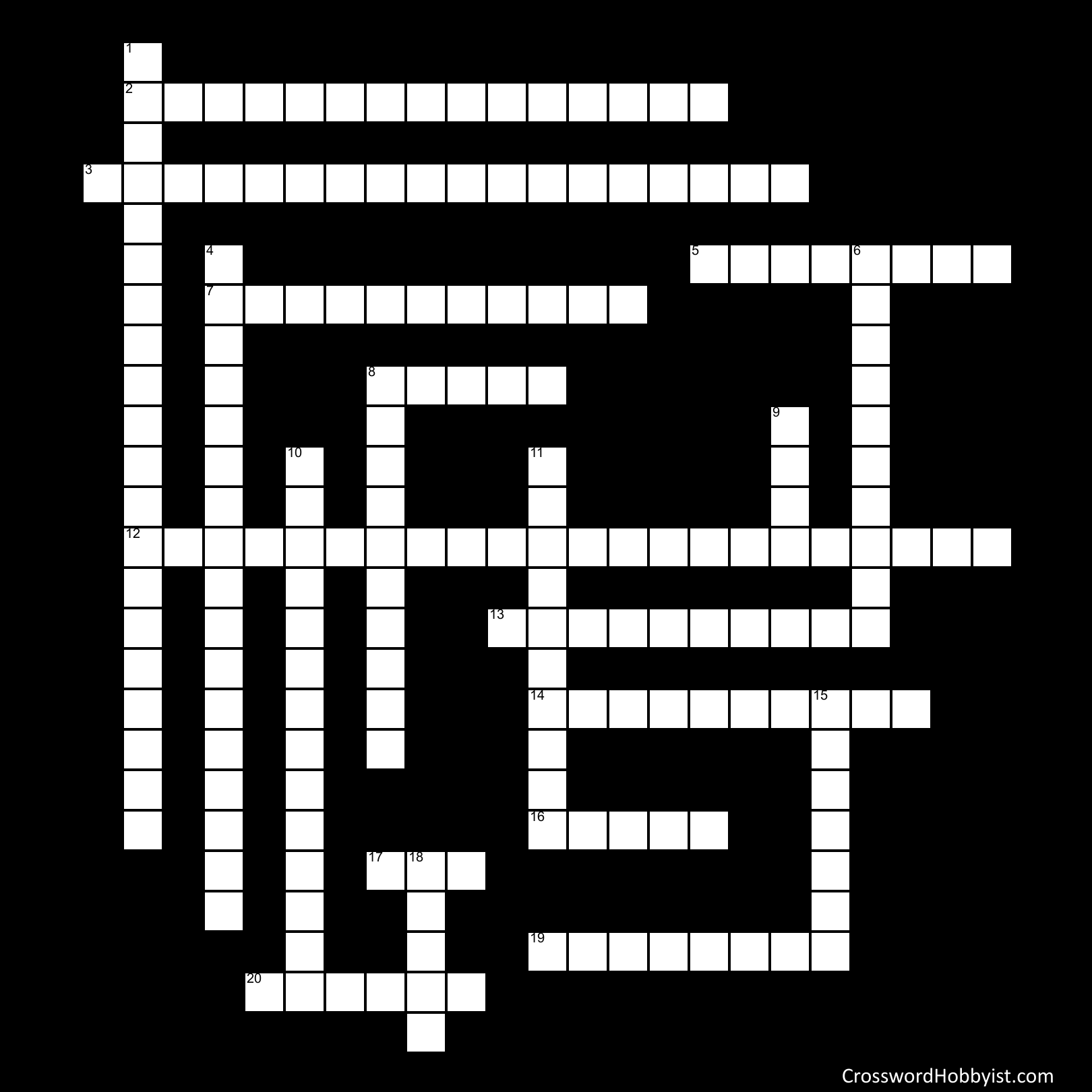 Crossword puzzles printable picture