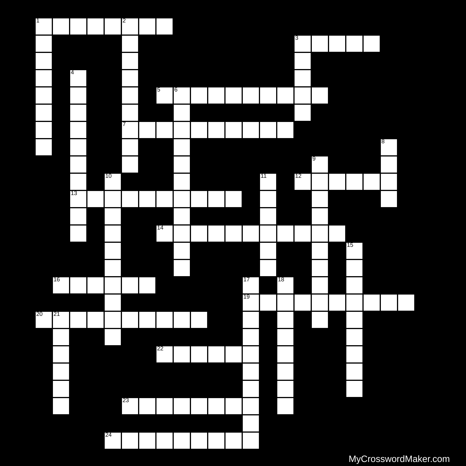 SSAT Word Set Crossword Puzzle