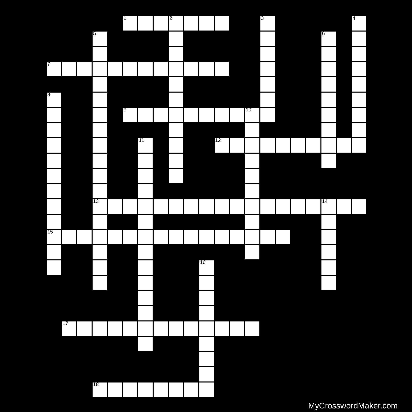 Science Vocab - Crossword Puzzle