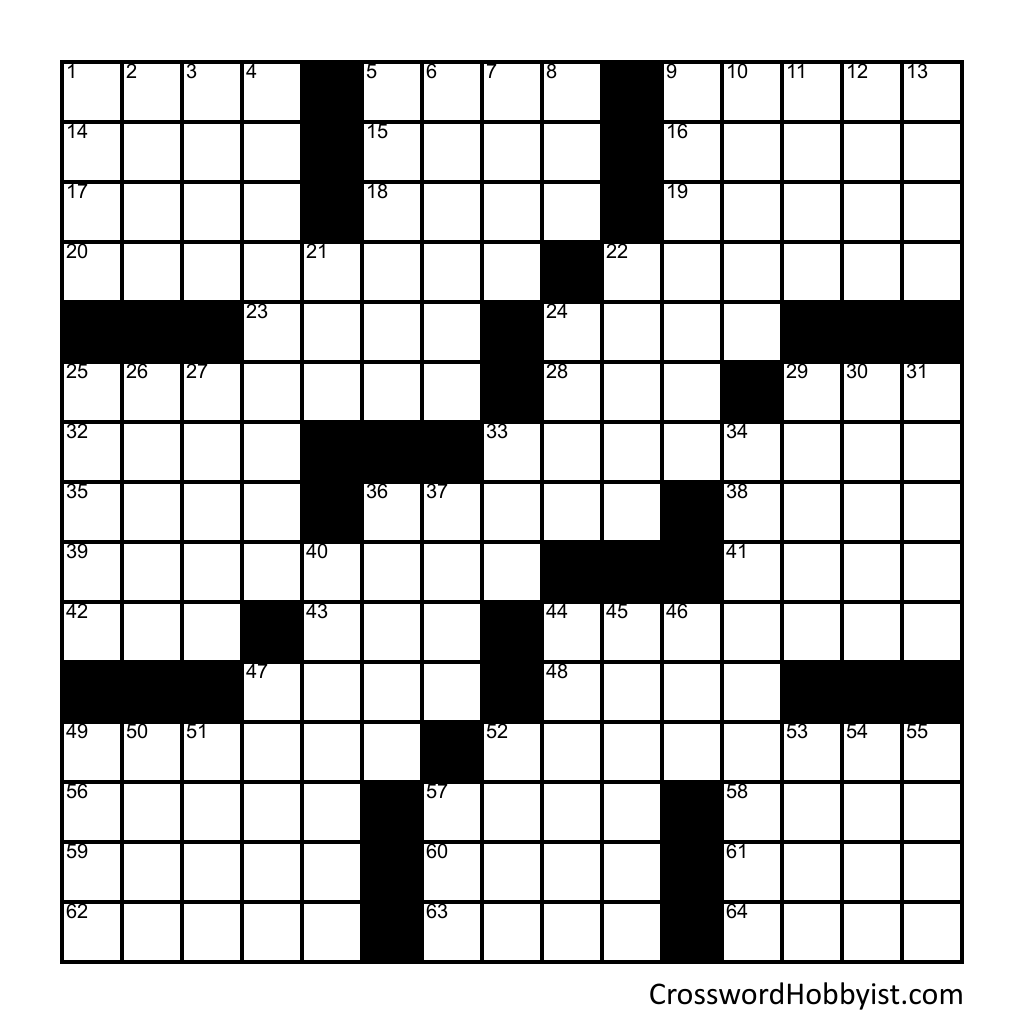 Singer Crossword Puzzle