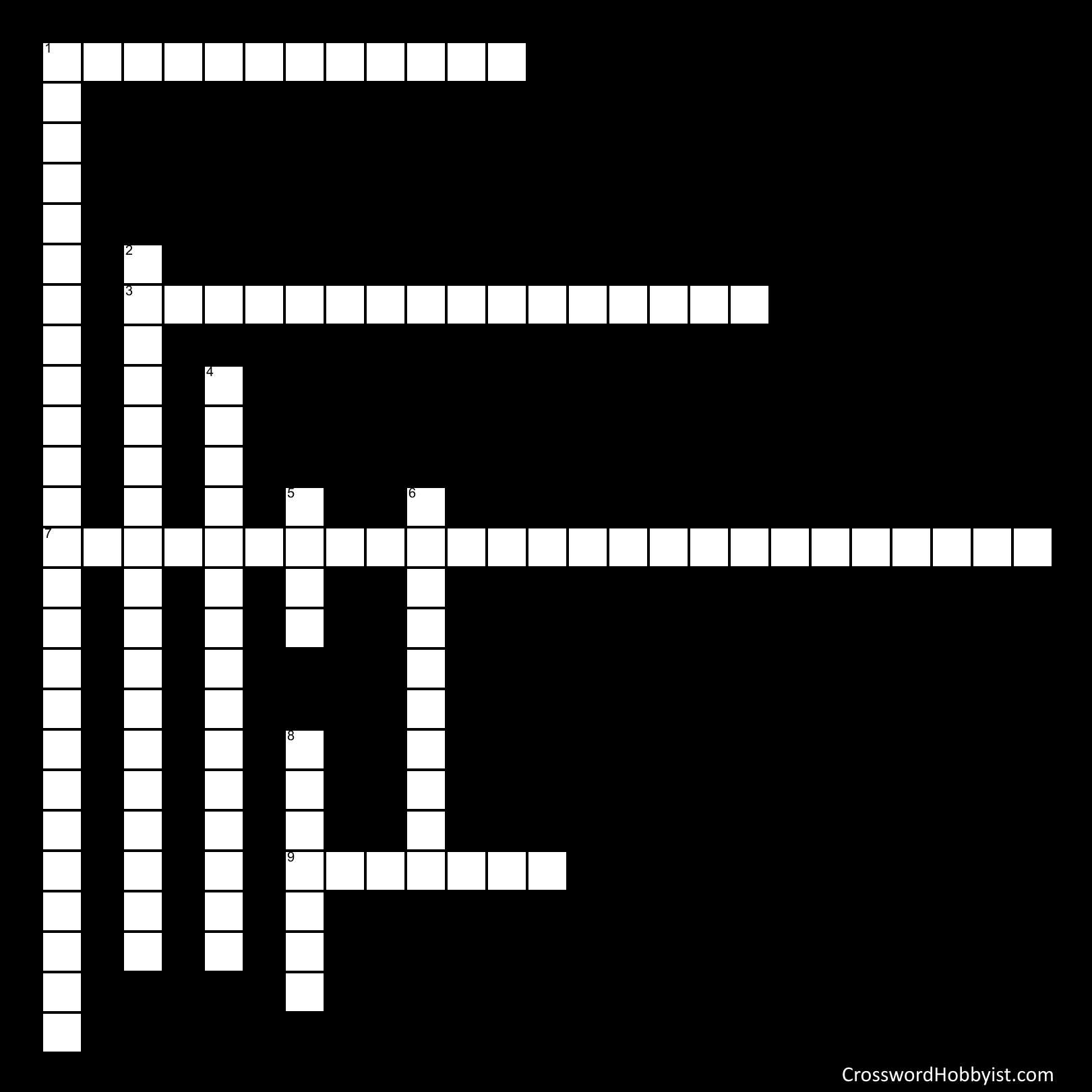 Social Studies Vocabulary Crossword Puzzle