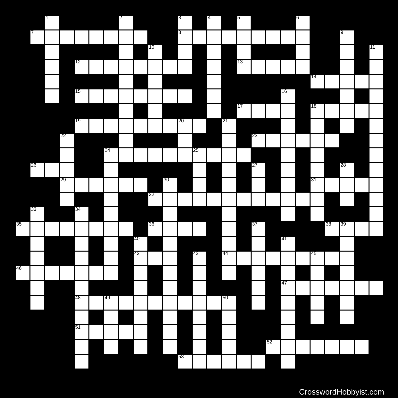 States and Stuff Crossword Puzzle