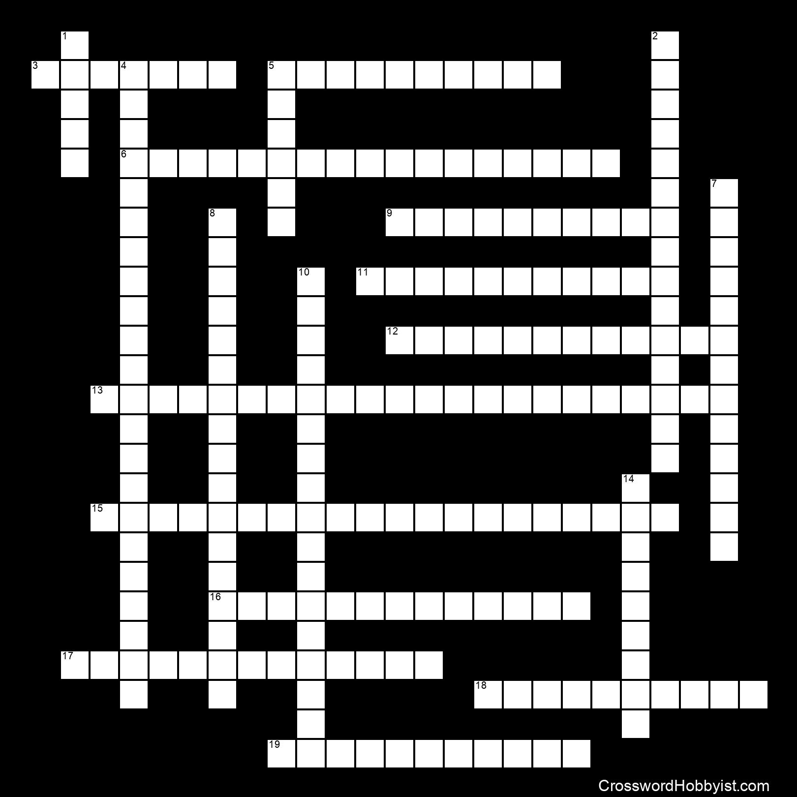 Survey Interview Crossword Puzzle