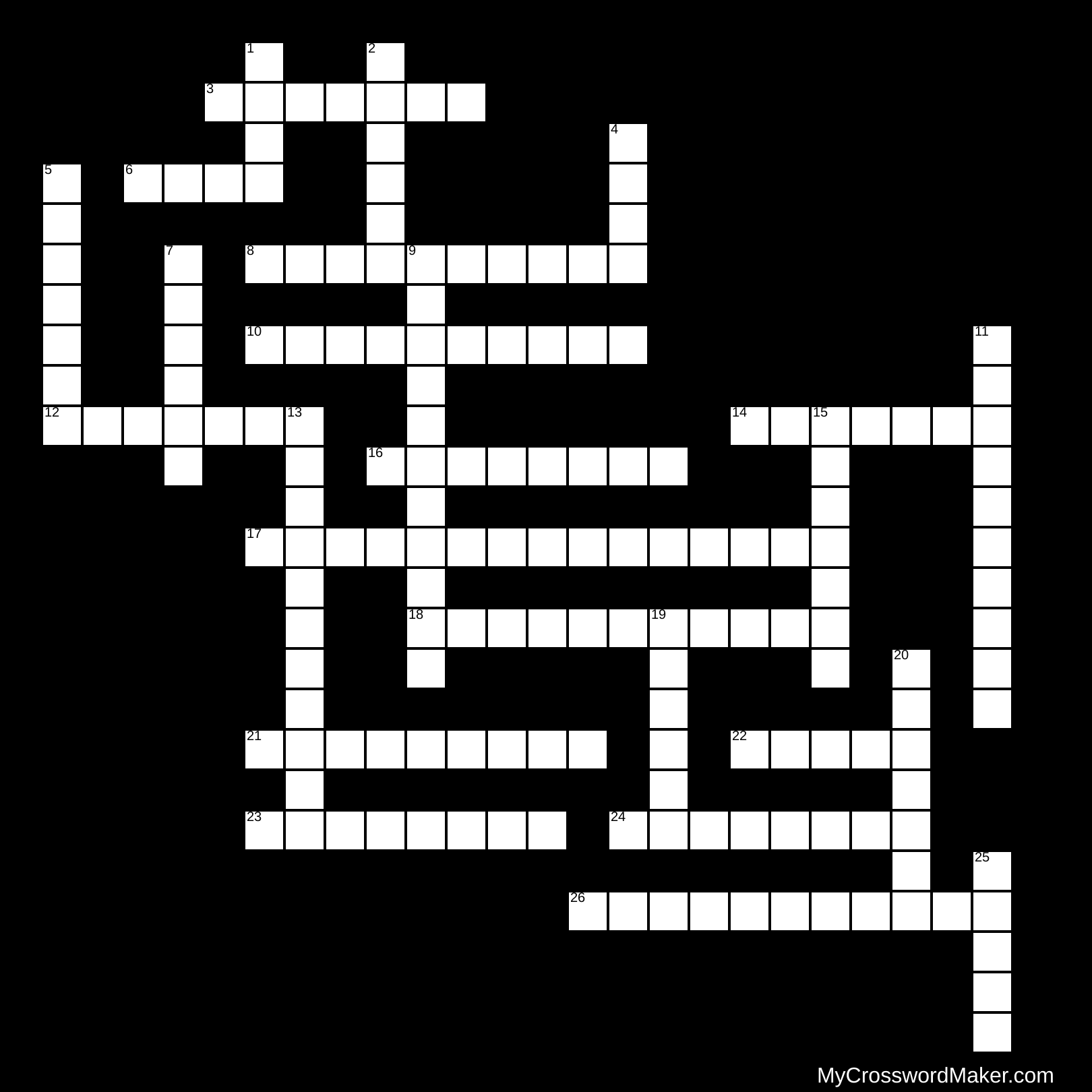 The ABC's and the XYZ's of the BIBLE Part II Crossword Puzzle