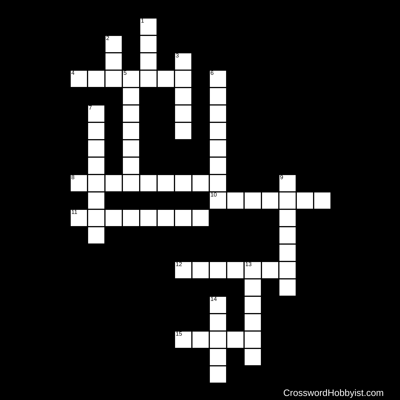 The Cay Vocab 1 Crossword Puzzle