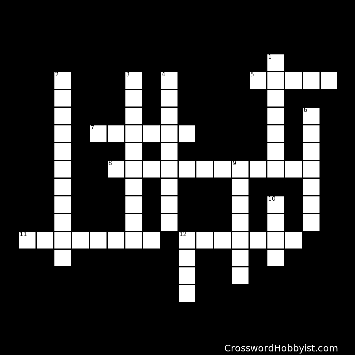 The Dust Bowl Crossword Puzzle