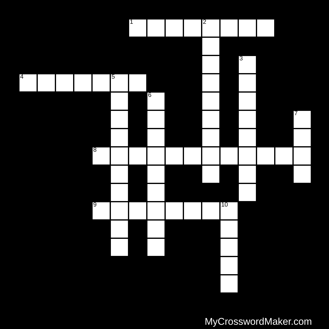 The Lord of the Flies Vocabulary List 3 Words 1-10 - Crossword Puzzle