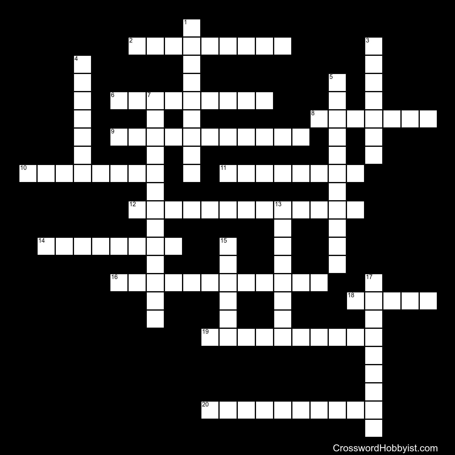 "The Pedestrian" and Primal Screen Crossword Puzzle