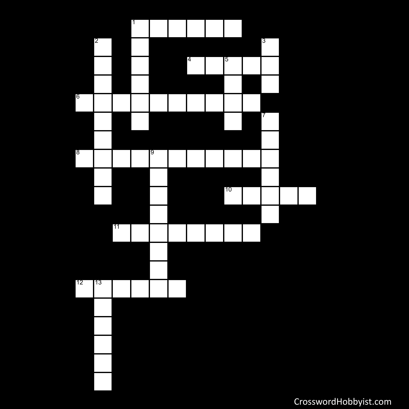 The Walking Dead (made by Hunter Screen) - Crossword Puzzle