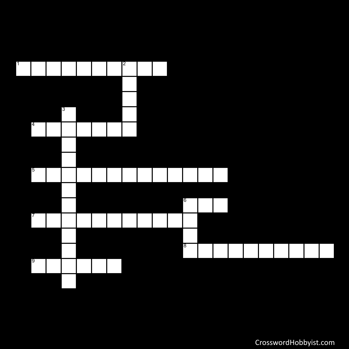 The Water Cycle Crossword Puzzle