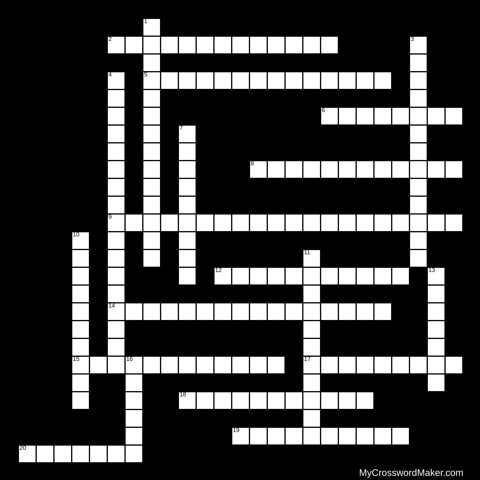 The Water Cycle - Crossword Puzzle