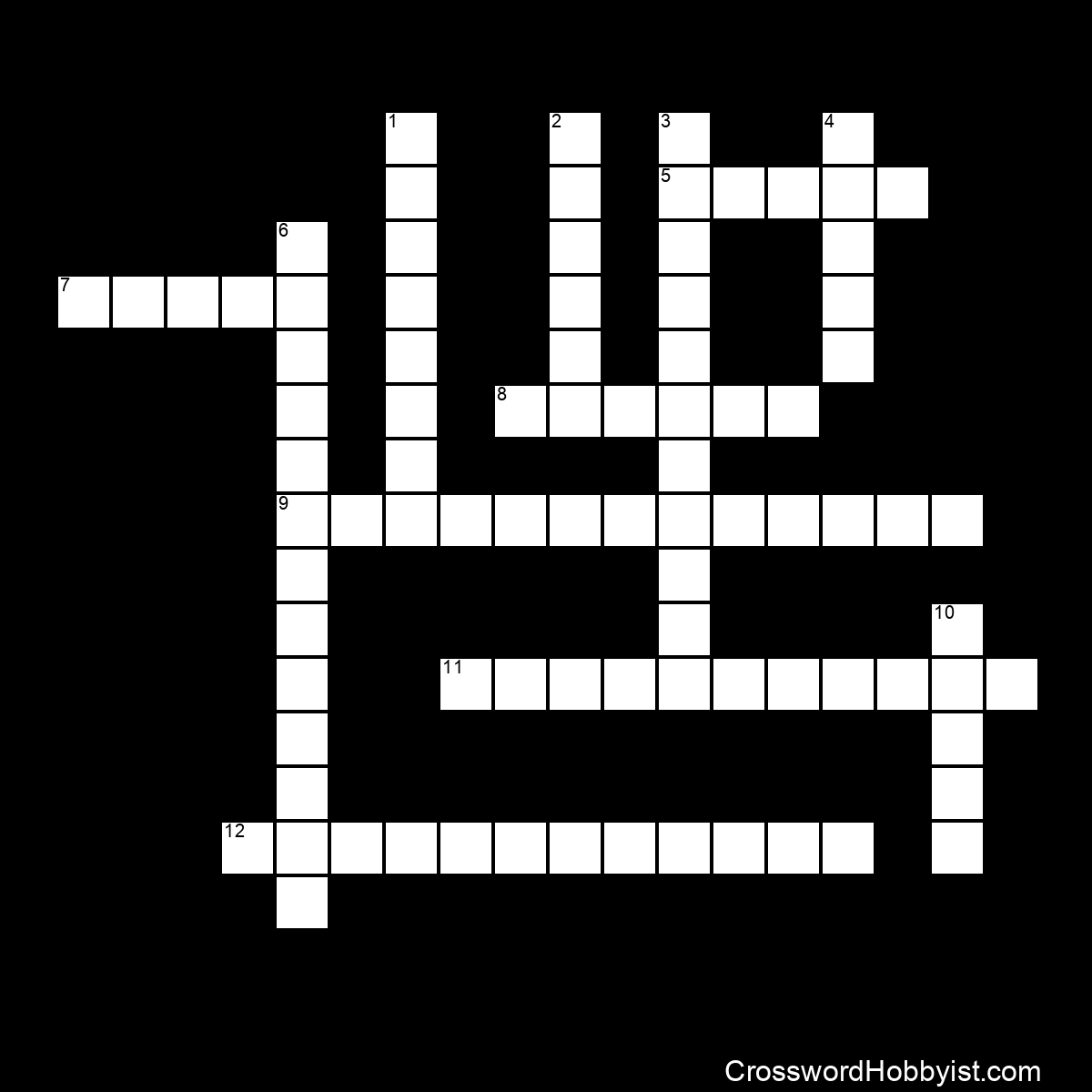 The Water Cycle - Crossword Puzzle