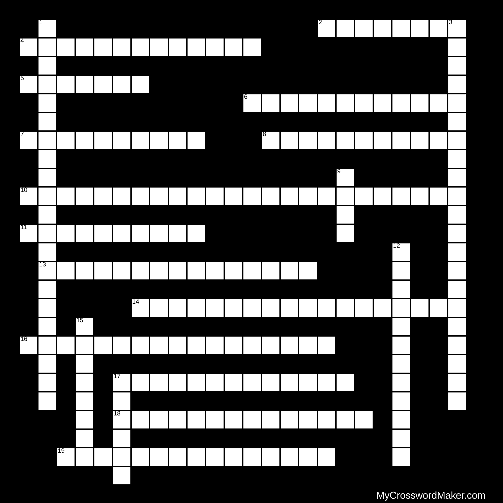 Types of Valves Crossword Puzzle