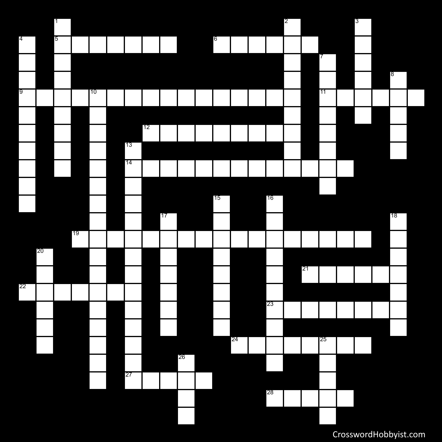 U.S Presidents - Crossword Puzzle