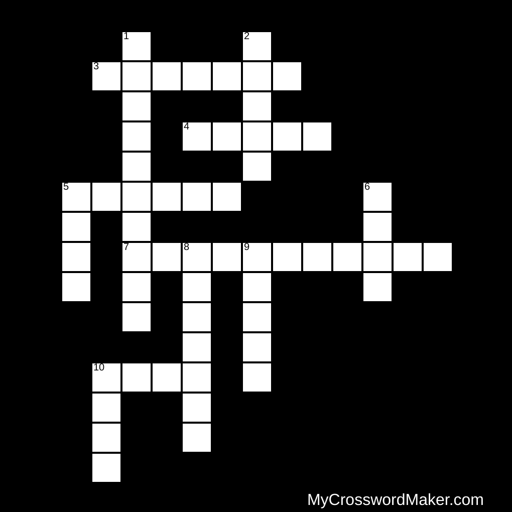 Using Diagrams, Charts & Tables Crossword Puzzle