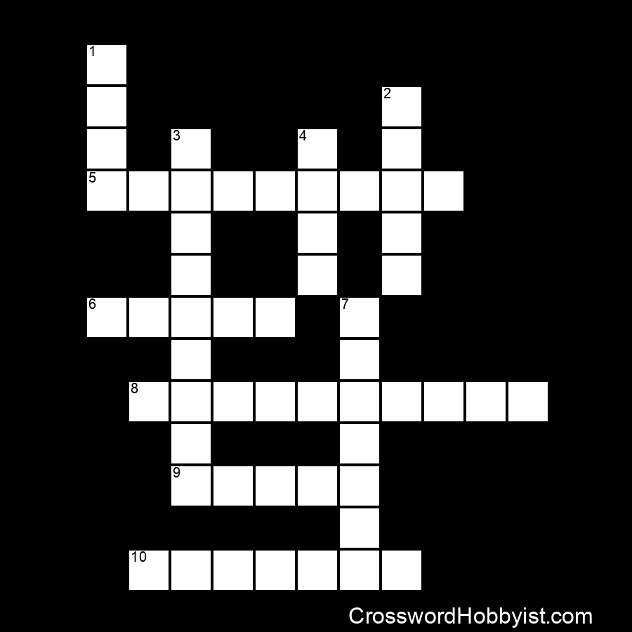 Verbal Learning Style Crossword Puzzle